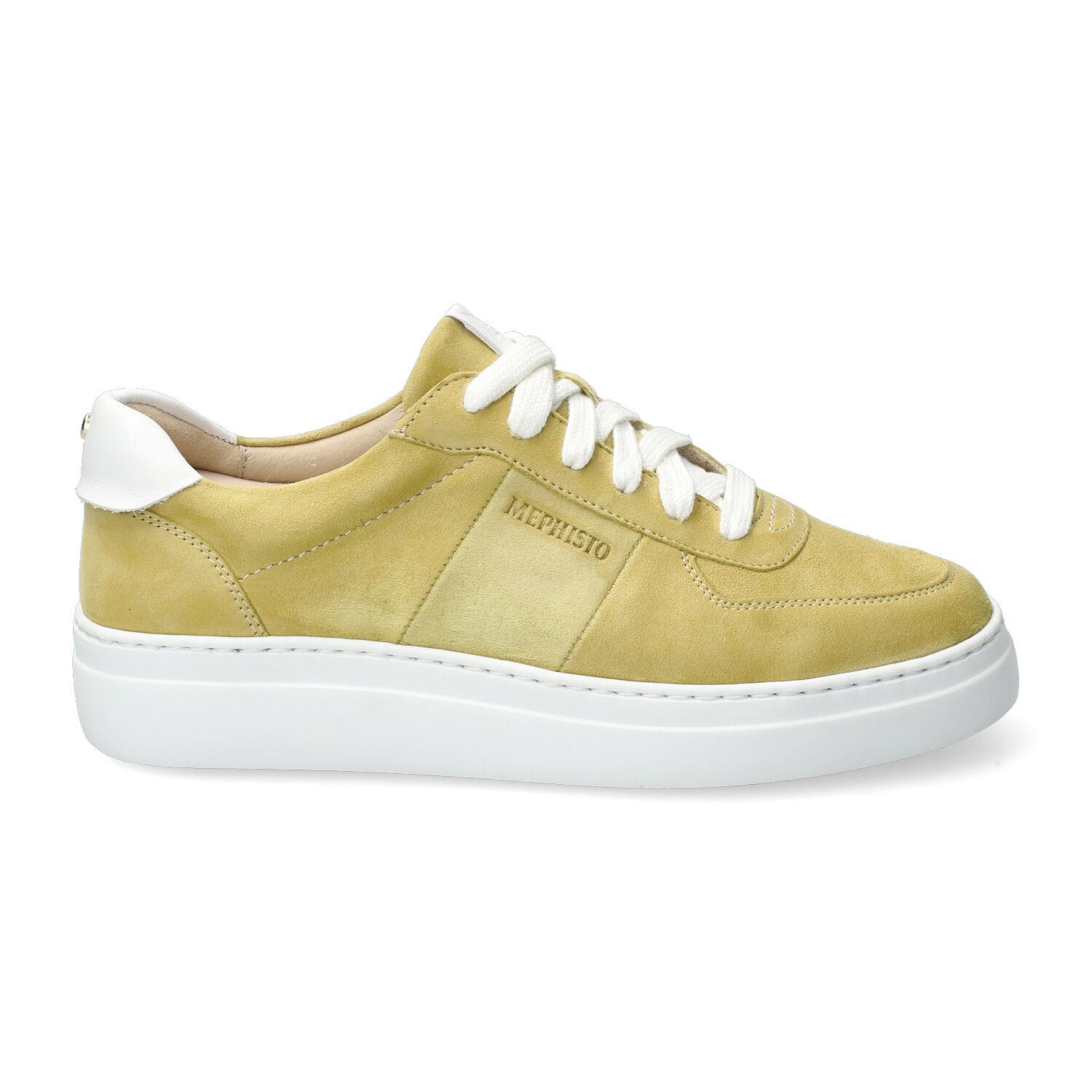 lacets femme modèle Dayana jaune citron - Mephisto